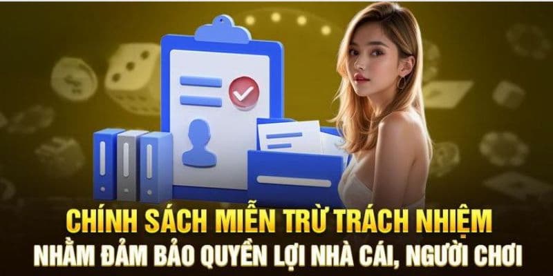 Các nội dung chính trong điều khoản miễn trừ trách nhiệm